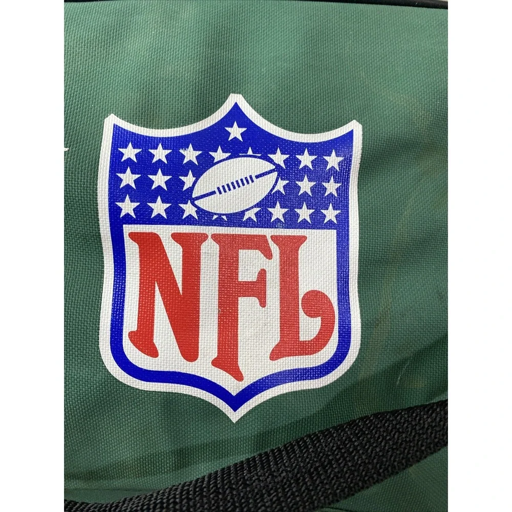 NFL Duffel Bag Unisex OS Green Fair Vintage National Car Rental Logo Canvas